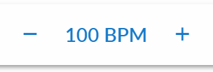 BPM adjustment controls