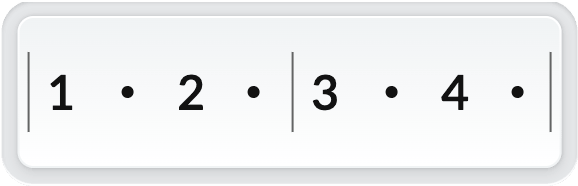Count-in preview with a standard two-bar count-in